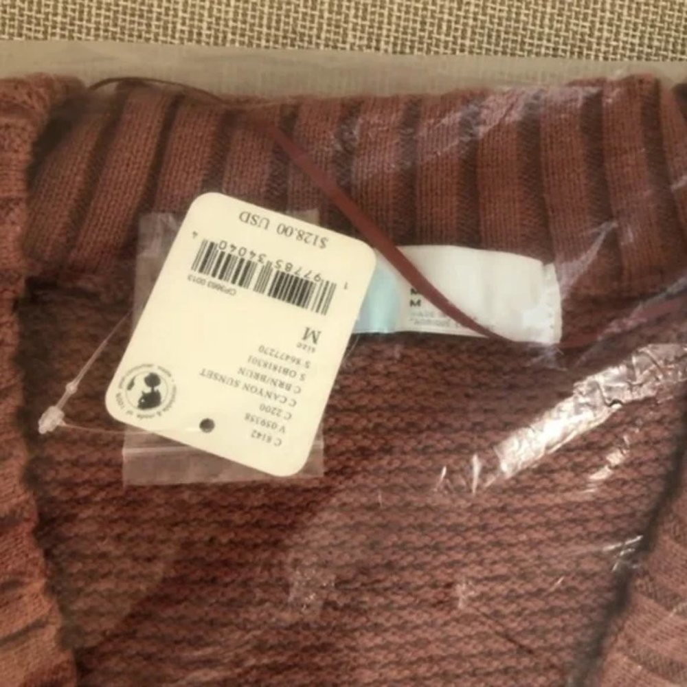 FREE PEOPLE Hailee Cardi Set - BRUN - NWT - Picture 4 of 5